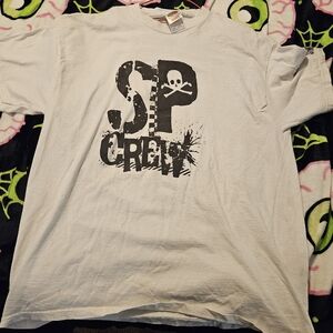 Vintage Simple Plan SP Crew White Tshirt Size XL